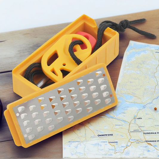 Portable Tinder Maker with Fire Starter Tool