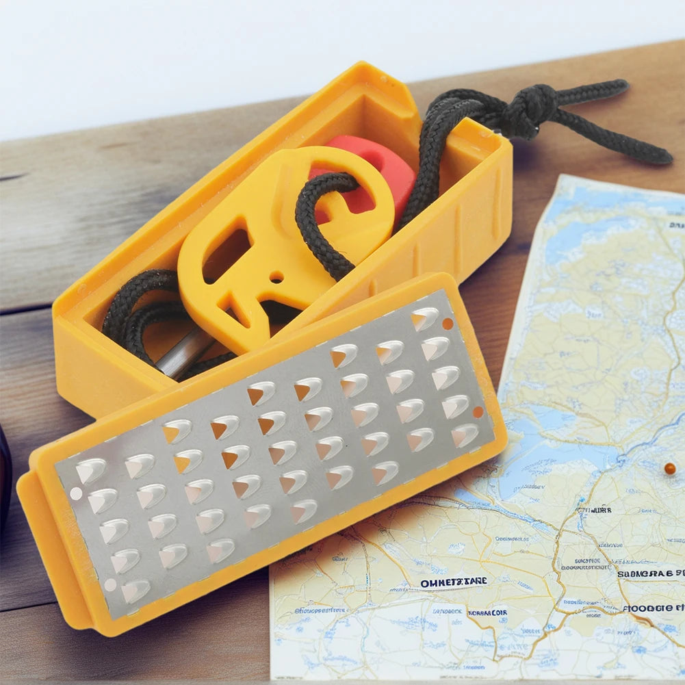 Portable Tinder Maker with Fire Starter Tool