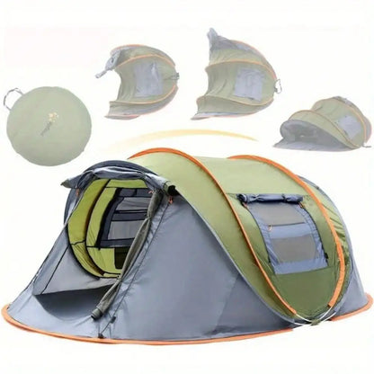 4-Person Easy Pop Up Tent with 2 Doors