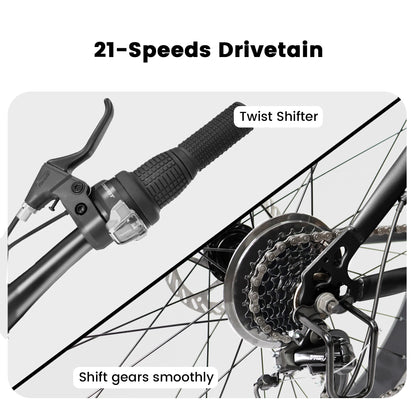 26 Inch Mountain Bike with Steel Frame Disc Brake