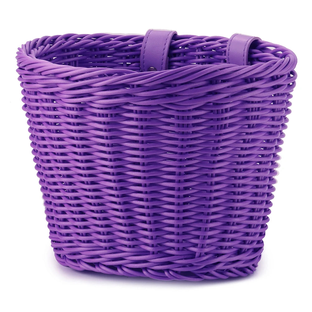 Hand Woven Bicycle Front Basket