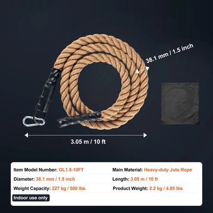 10ft Climbing Rope for Adults