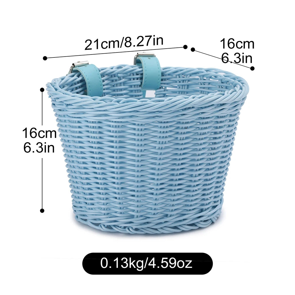 Hand Woven Bicycle Front Basket