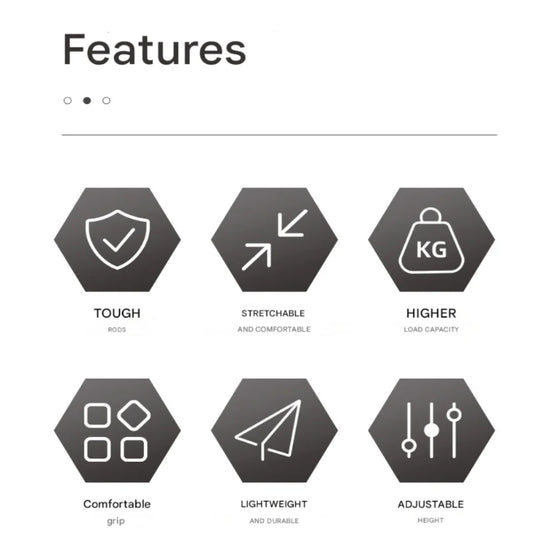 Ultralight Adjustable 4-Section Trekking Poles for Hiking