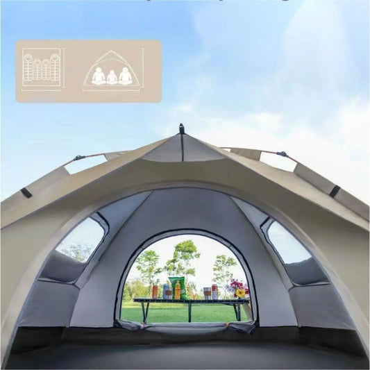 Outdoor Shelter/Tent with Two doors and two windows