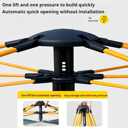 Outdoor Shelter/Tent with Two doors and two windows