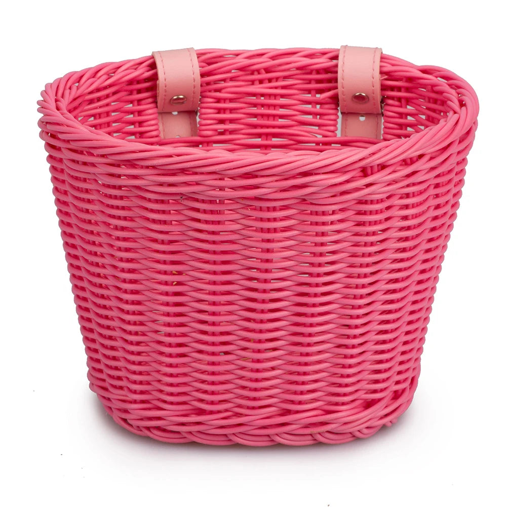 Hand Woven Bicycle Front Basket